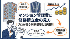 マンション管理費と修繕積立金の見方｜プロが使う判断基準と説明術